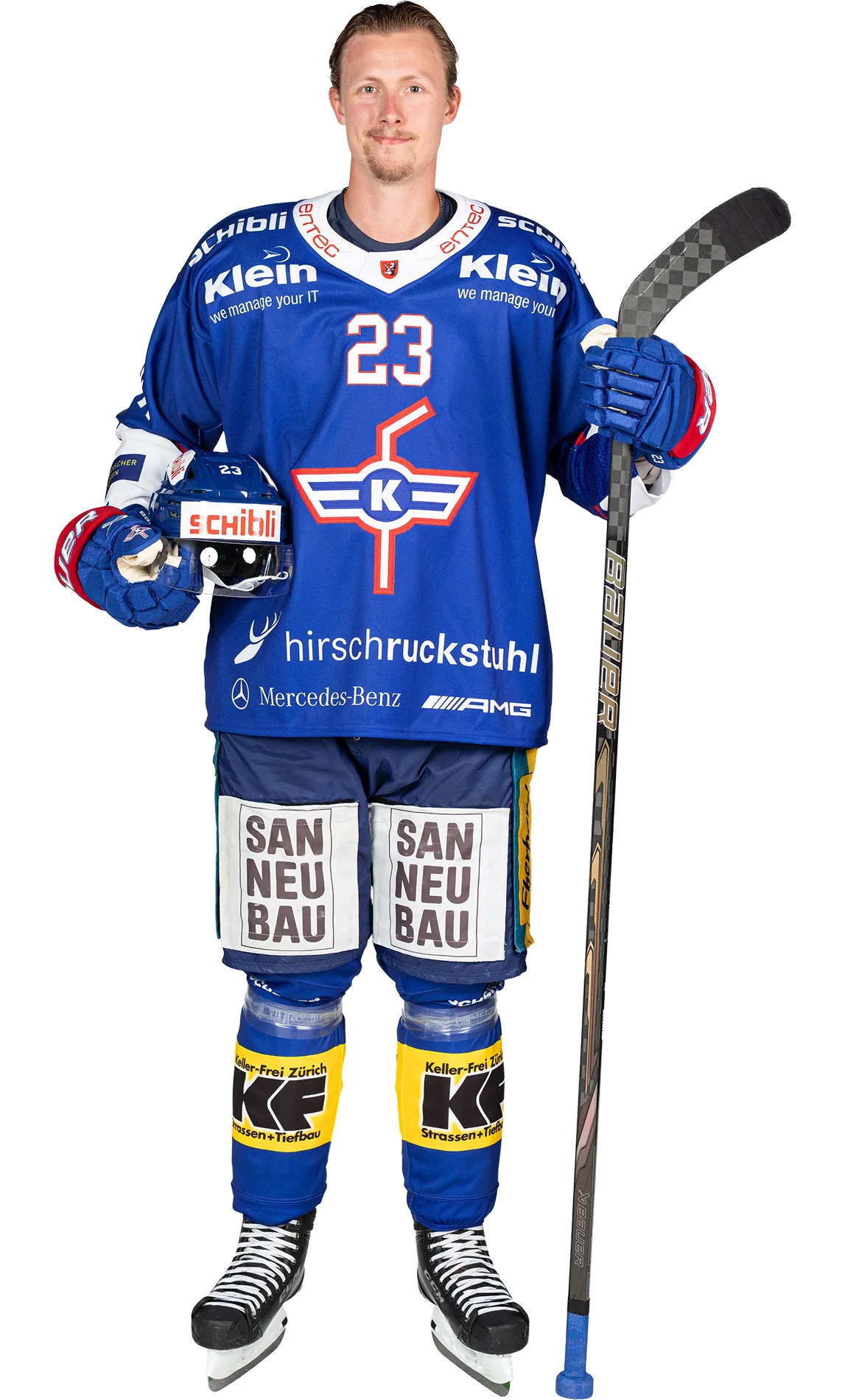 Simon Johansson, Verteidiger in der 1. Mannschaft des EHC Kloten