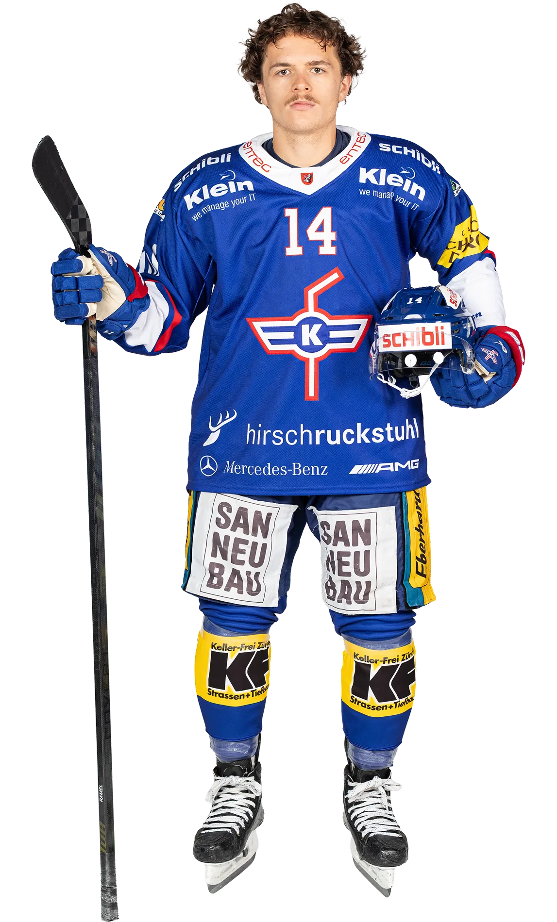 Mischa Ramel, St&uuml;rmer in der 1. Mannschaft des EHC Kloten