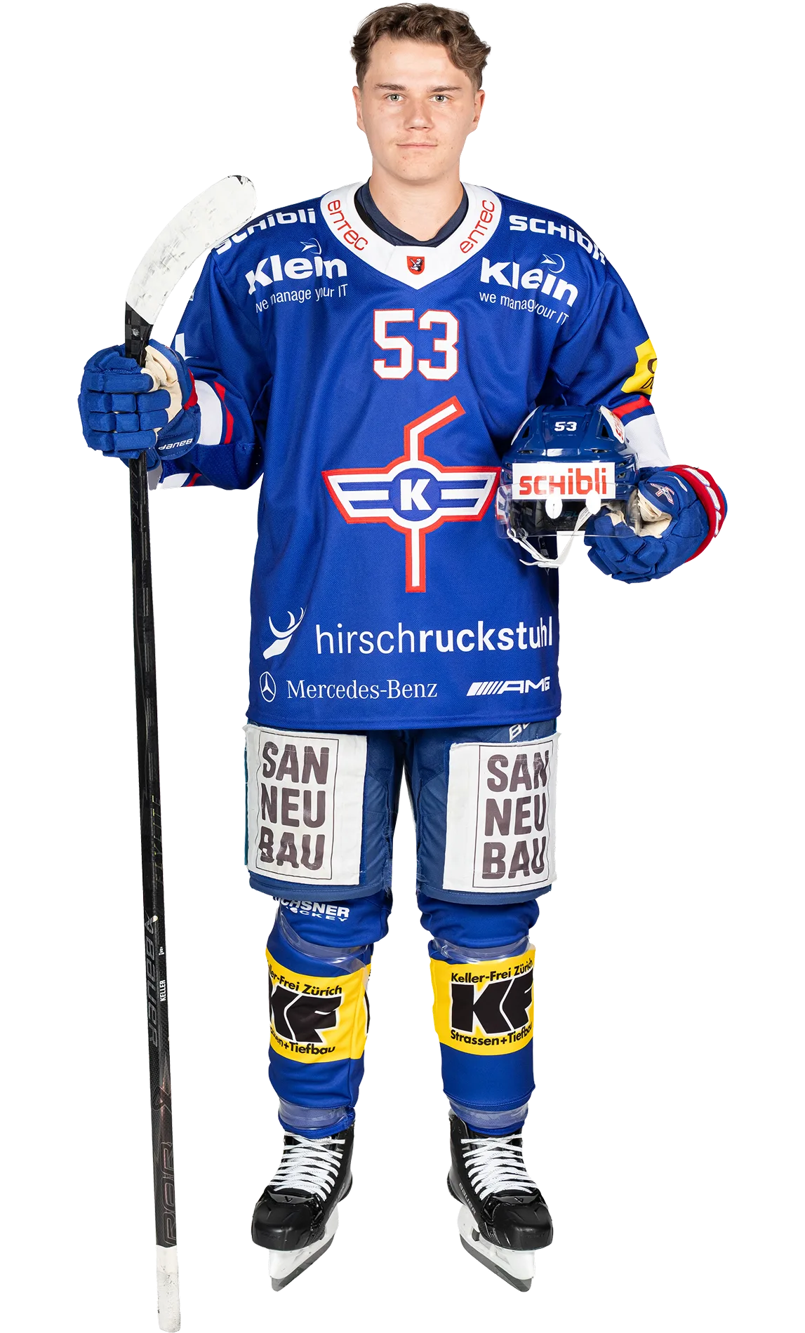 Cyril Keller, St&uuml;rmer in der 1. Mannschaft des EHC Kloten
