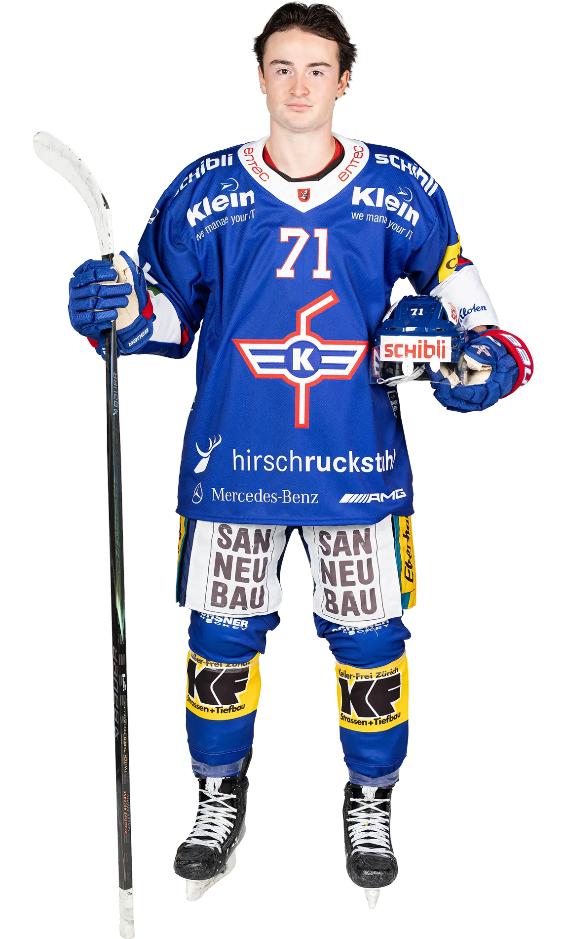 Simon Meier, St&uuml;rmer in der 1. Mannschaft des EHC Kloten