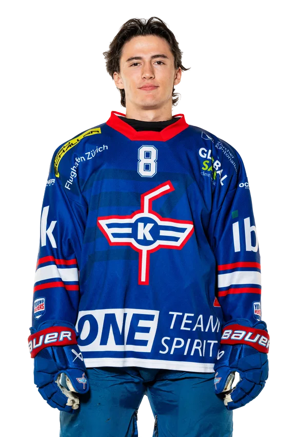 Timo St&ouml;ckli, Verteidiger der U21-Elit des EHC Kloten