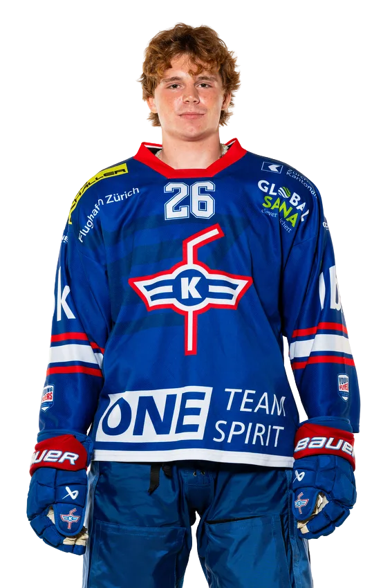 Anton Dunst, Verteidiger der U21-Elit des EHC Kloten