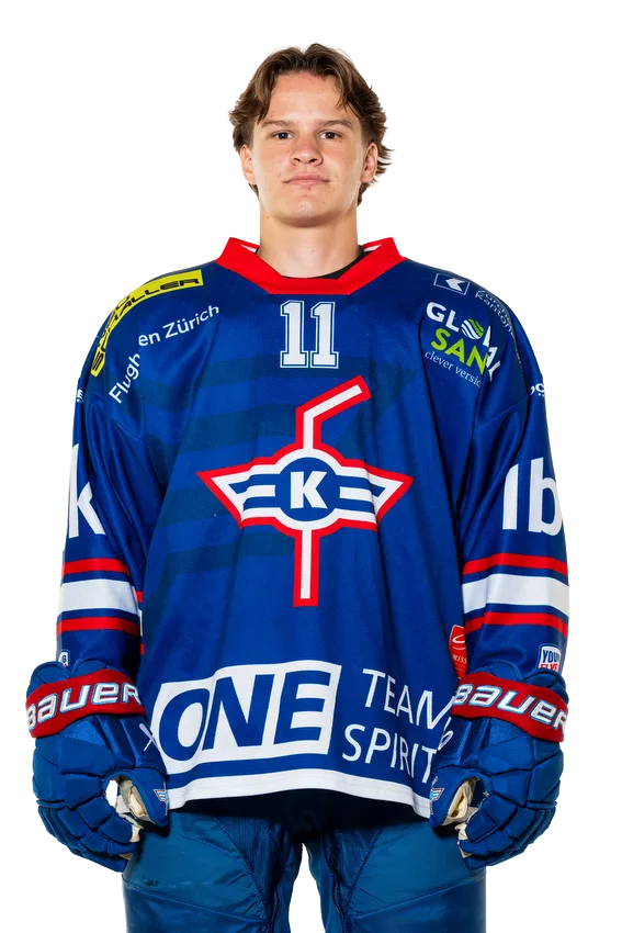 Levi Kundert, St&uuml;rmer der U21-Elit des EHC Kloten