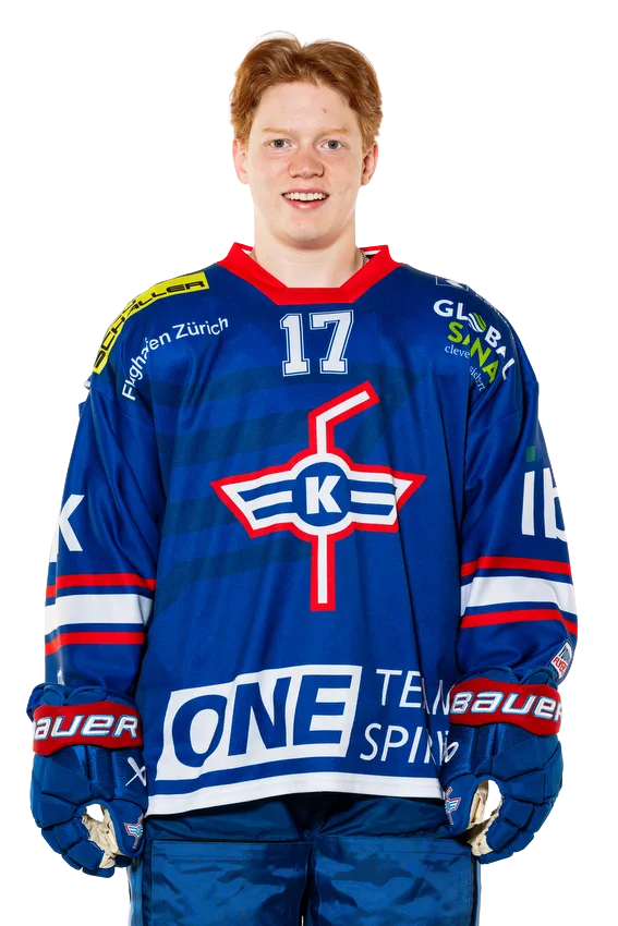 Elia Liniger, St&uuml;rmer der U21-Elit des EHC Kloten