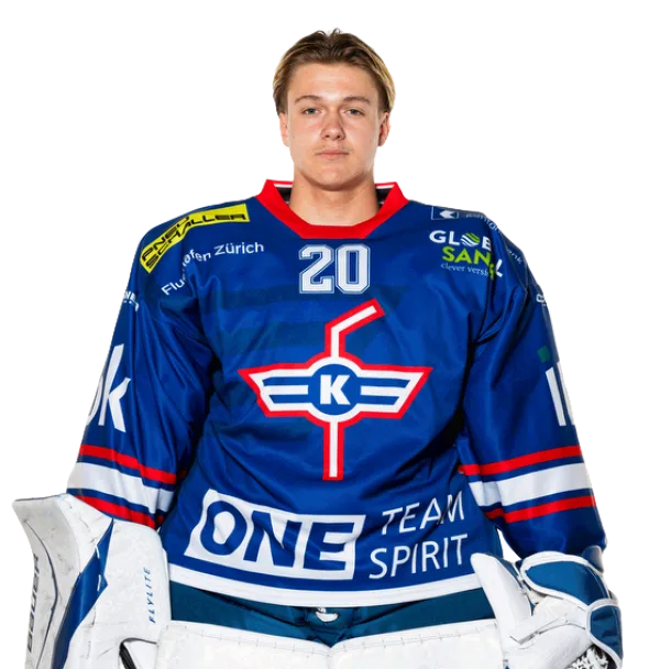 Cedric Broder, Torh&uuml;ter der U18-Elit des EHC Kloten