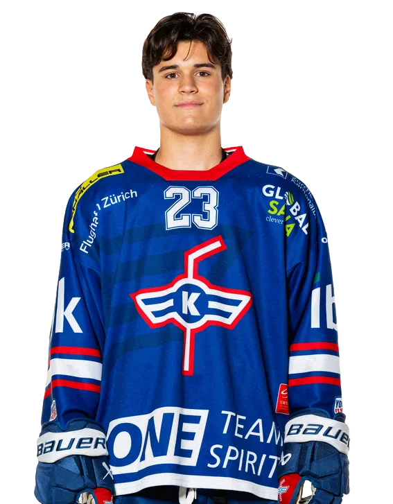 Ben Keller, Verteidiger der U18-Elit des EHC Kloten