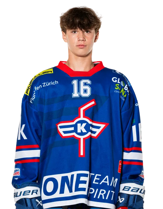 Livio Weissen, Verteidiger der U18-Elit des EHC Kloten