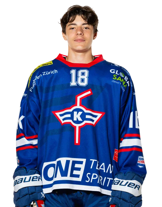 Cedrick Wattenhofer, St&uuml;rmer der U18-Elit des EHC Kloten