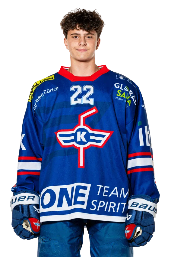 Corsin Blapp, Stürmer der U18-Elit des EHC Kloten