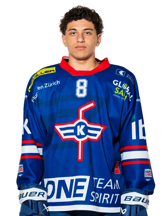 Diemo-Moreno Bollhalder, St&uuml;rmer der U18-Elit des EHC Kloten