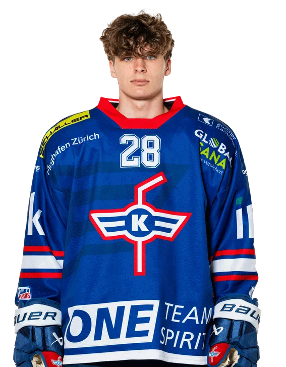 Liam Heuberger, St&uuml;rmer der U18-Elit des EHC Kloten