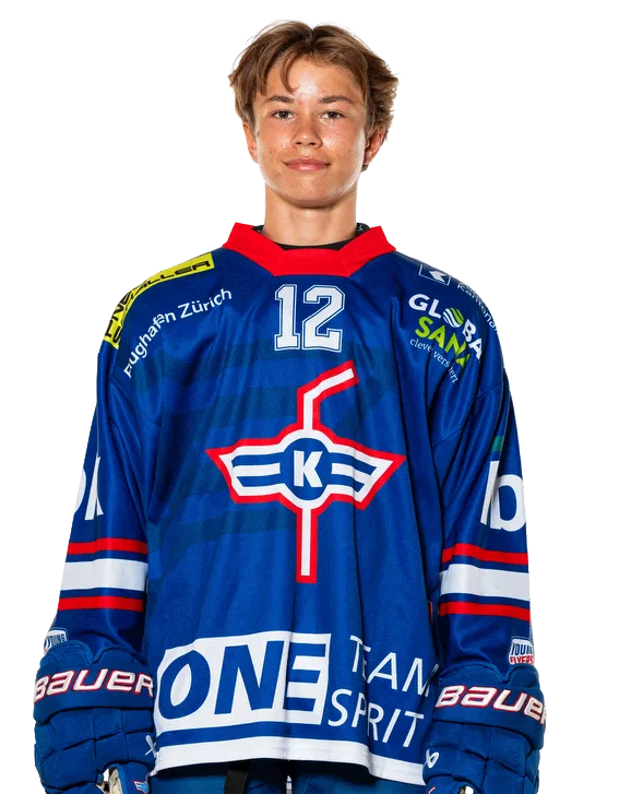 Cedric Wohlgemuth, Verteidiger der U16 des EHC Kloten