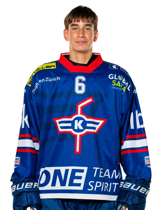 Jarik Mandic, Verteidiger der U16 des EHC Kloten