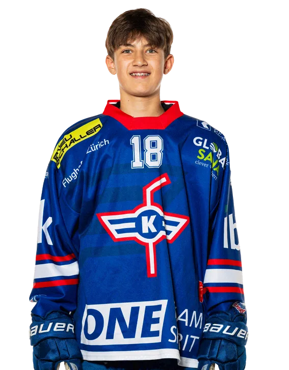 Diego Jenni, Verteidiger der U16 des EHC Kloten