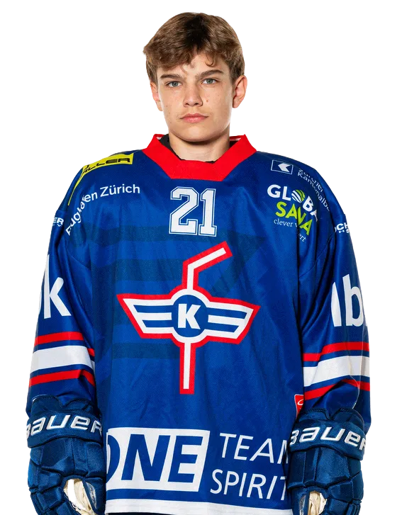 Sebastian Pettersson, Verteidiger der U16 des EHC Kloten