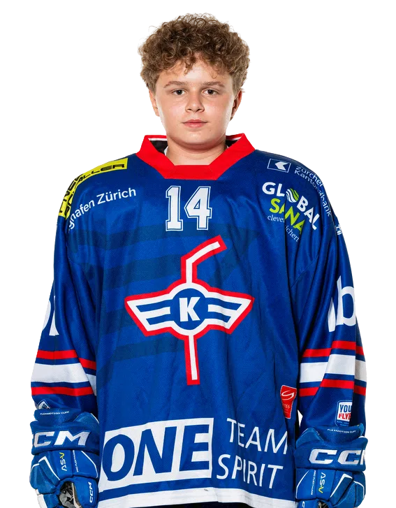 Liam Egli, Verteidiger der U16 des EHC Kloten