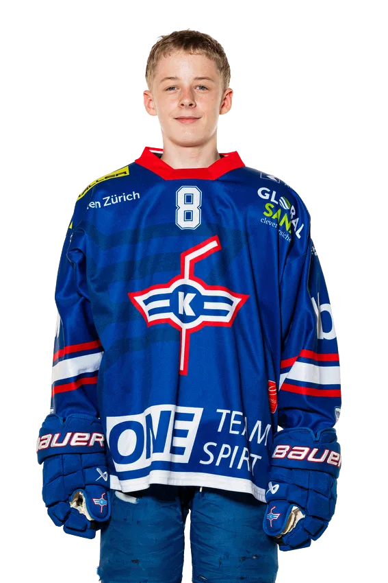 Timon Teuber, Stürmer der U16 des EHC Kloten