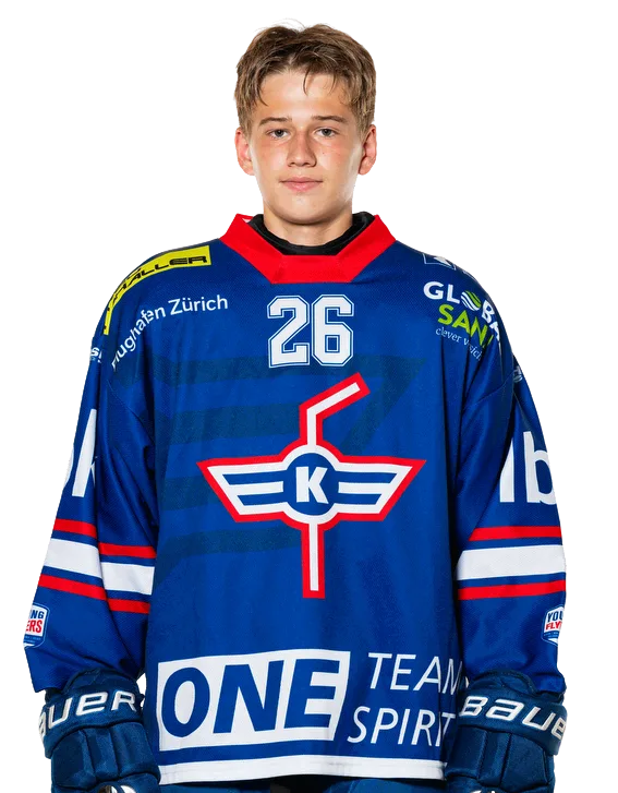 Livio Keller, St&uuml;rmer der U16 des EHC Kloten