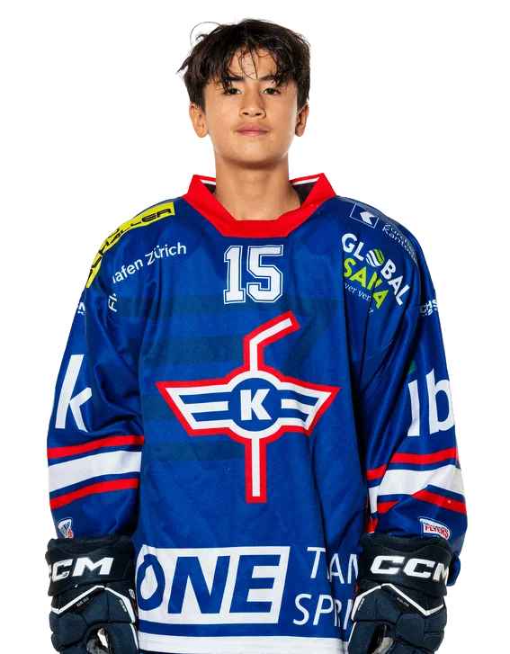Mason Ballmer, St&uuml;rmer der U16 des EHC Kloten