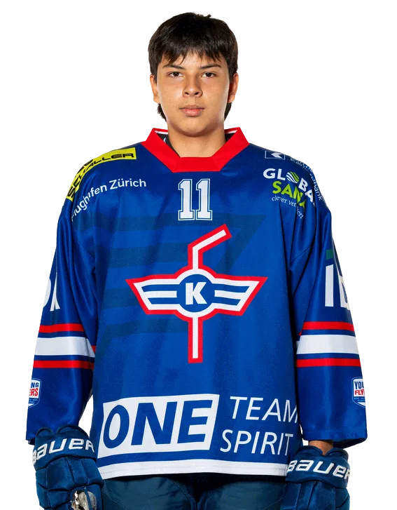 Philipp Schmid, St&uuml;rmer der U16 des EHC Kloten