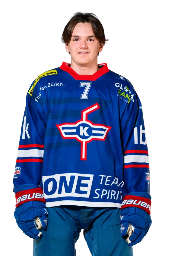 Gian Keller, Stürmer in der U21-Elit des EHC Kloten