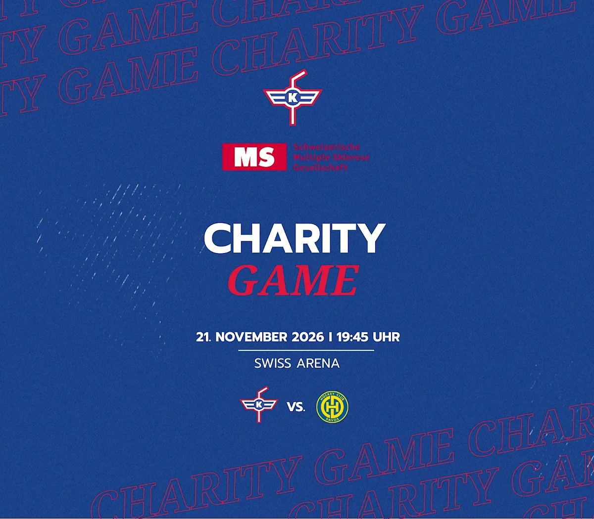 Charity Game: EHC KLOTEN &times; SCHWEIZERISCHE MS-GESELLSCHAFT
