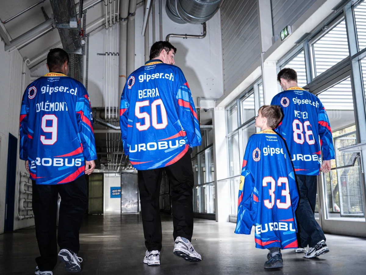 Versteigerung Nachwuchstrikots vom Spiel gegen den EV Zug am 11.10.2026